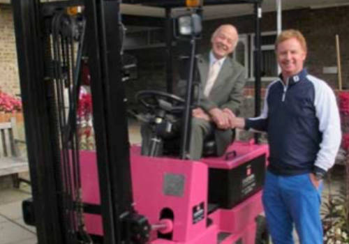 Eastern Forklift Trucks are pleased to be able to help St Nicholas Hospice 